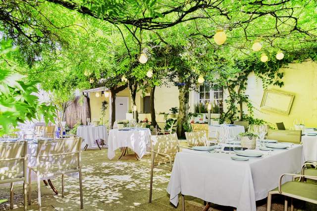 Terrasse de la Table d'Olivier Loize, Restaurant Gastronomique Indre et Loire